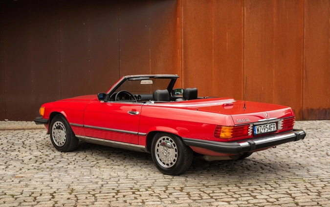 Mercedes-Benz SL cena 99000 przebieg: 270000, rok produkcji 1987 z Warszawa małe 596